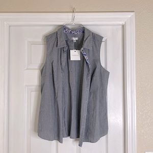 Croft & Barrow L tank blouse